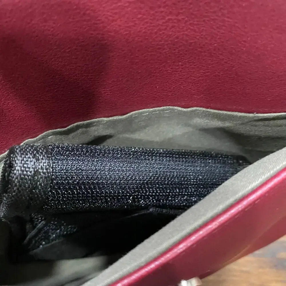 Damsel In Defense Concealed Carry Purse Cranberry Janie’s Gotta Crossbody Bag - Picture 7 of 16